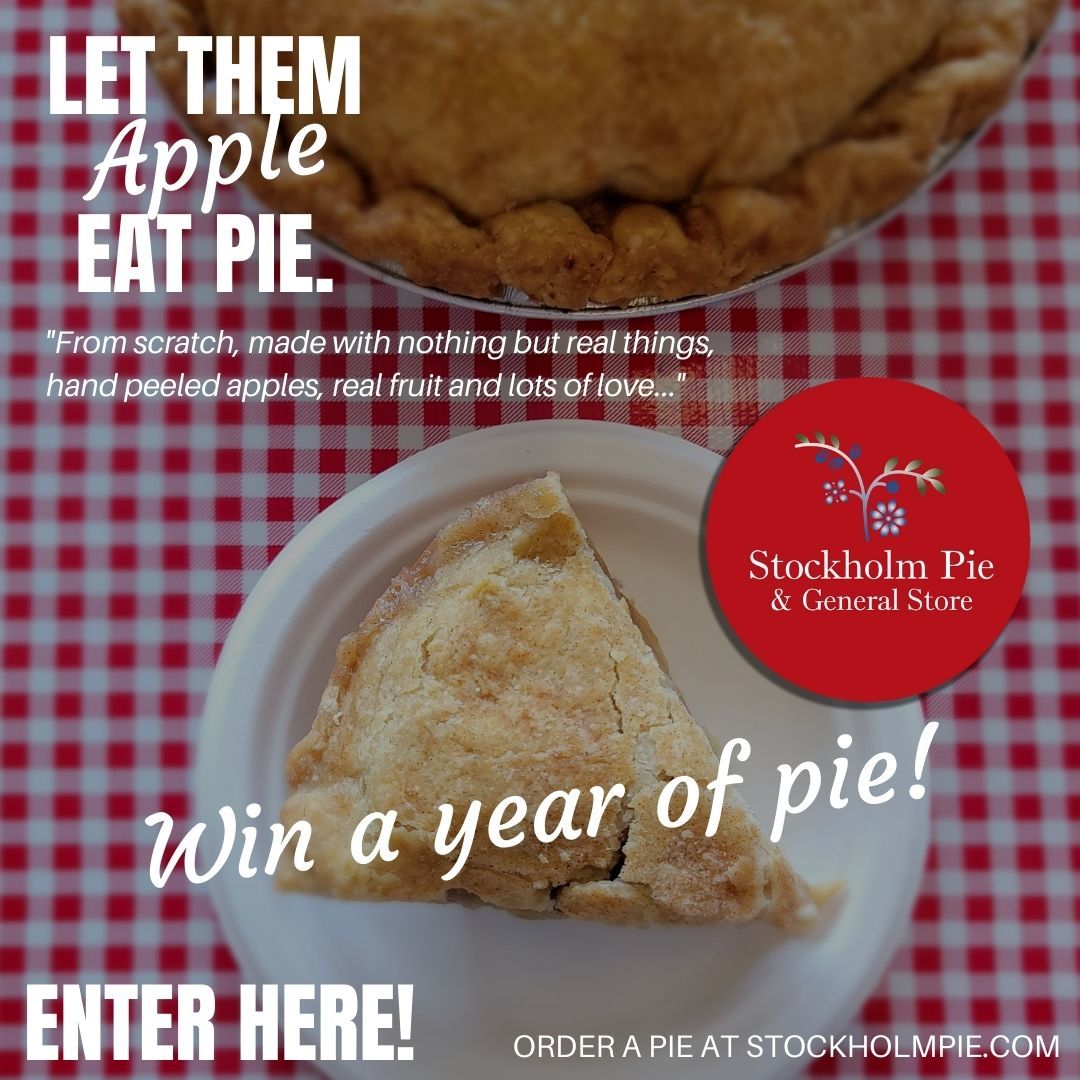 Stockholm Pie is offering a “Year of Pie” to a Lucky Winner