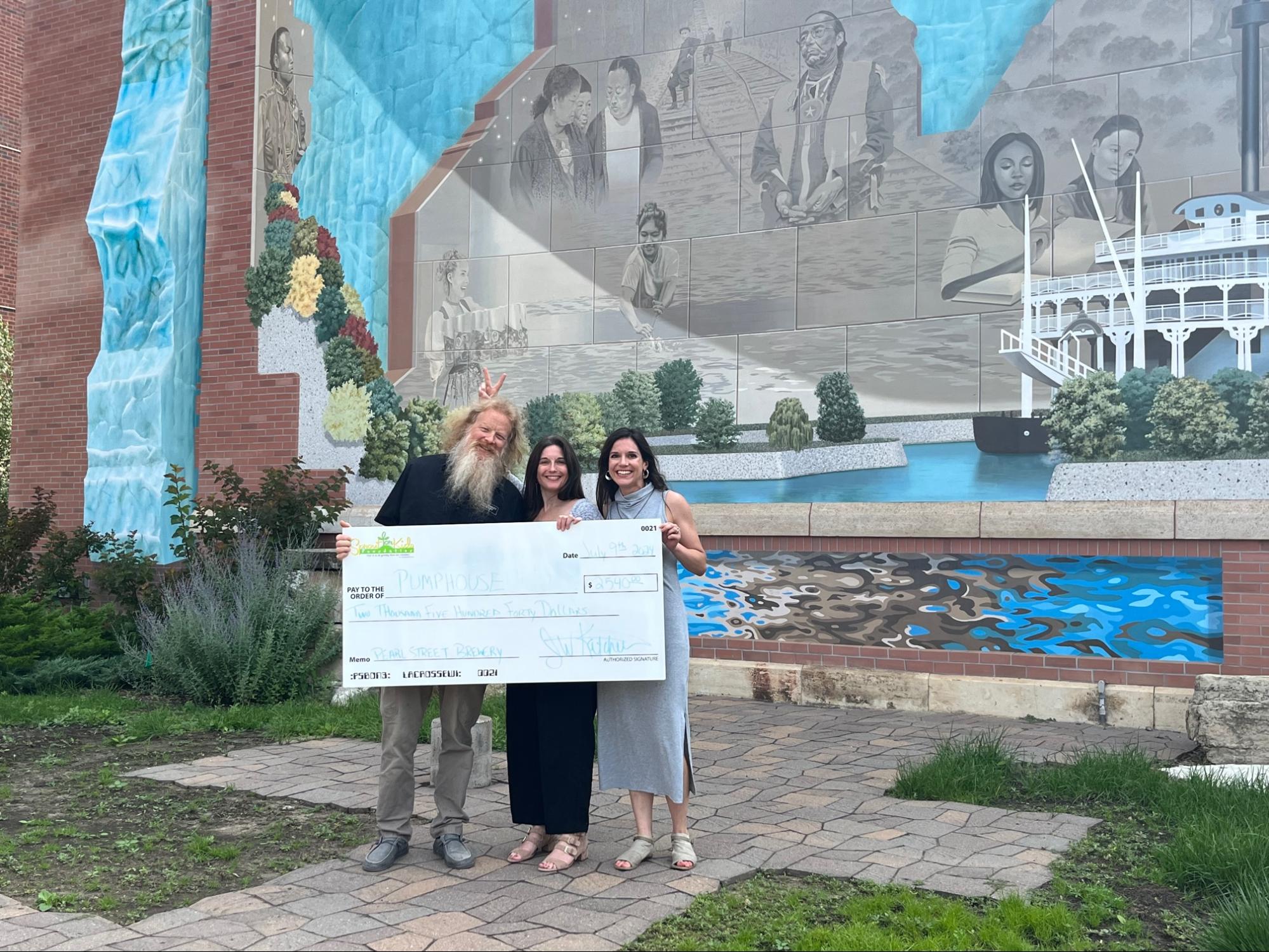 The Sprout For Kids Foundation Donates Money for the Pump House Regional Arts Center