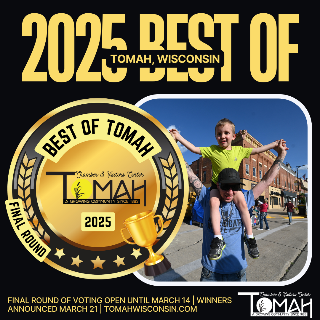   🏆 Vote Now: The Final Round of the 2025 Best of Tomah, WI Awards! 🎉